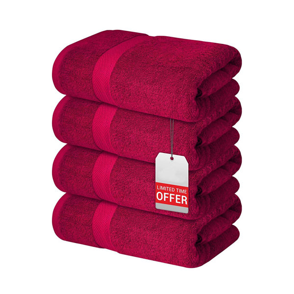 SRHOME Cotton Blend Bath Towels Wayfair